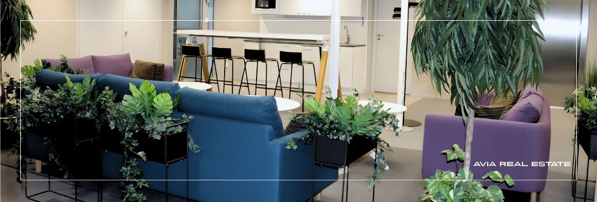 Kalustettu mallitila toi toimitilan mittasuhteet esiin ja nopeutti vuokrausta