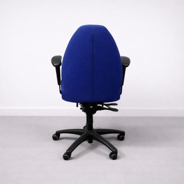 EFG Allegro työtuoli, käsinojat – sininen