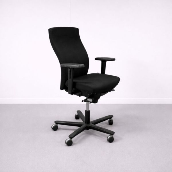 EFG Splice työtuoli, käsinojat – musta