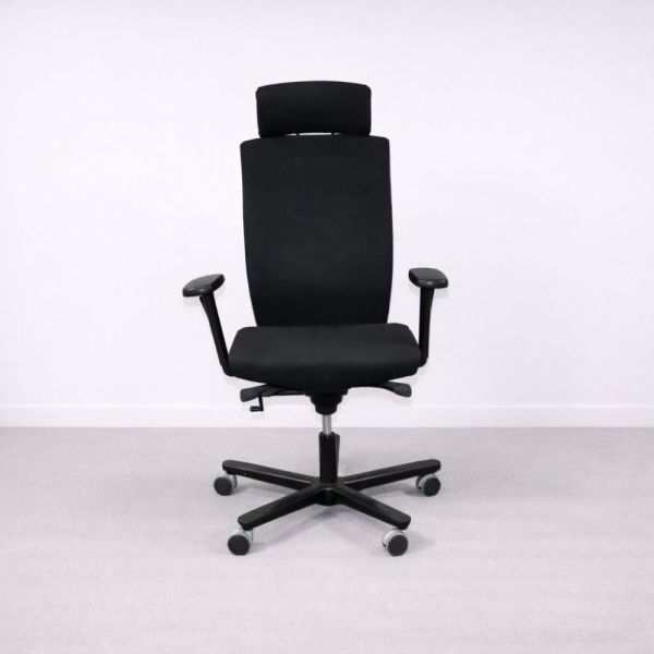 EFG Splice työtuoli, niskatuki – musta