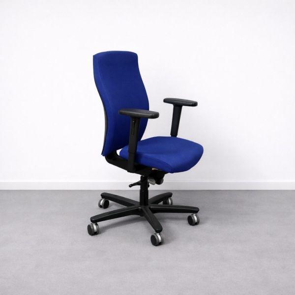 EFG Splice työtuoli, käsinojat – sininen