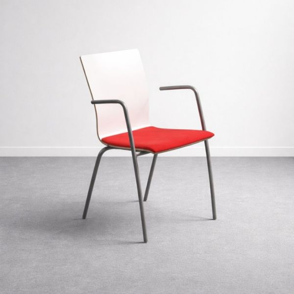 EFG tuoli – punainen/valkoinen