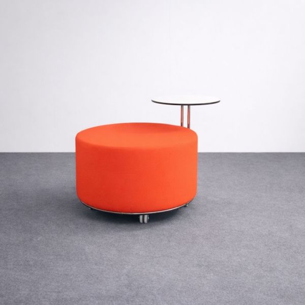 Fumac Call rahi – oranssinpunainen istuin, pöytätaso