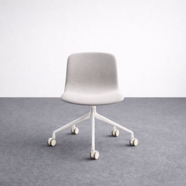 Hay About a chair AAC 14 työtuoli pyörillä – vaaleanharmaabeige / valkoinen