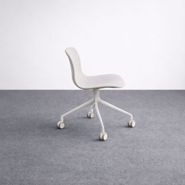 Hay About a chair AAC 14 työtuoli pyörillä – vaaleanharmaabeige / valkoinen