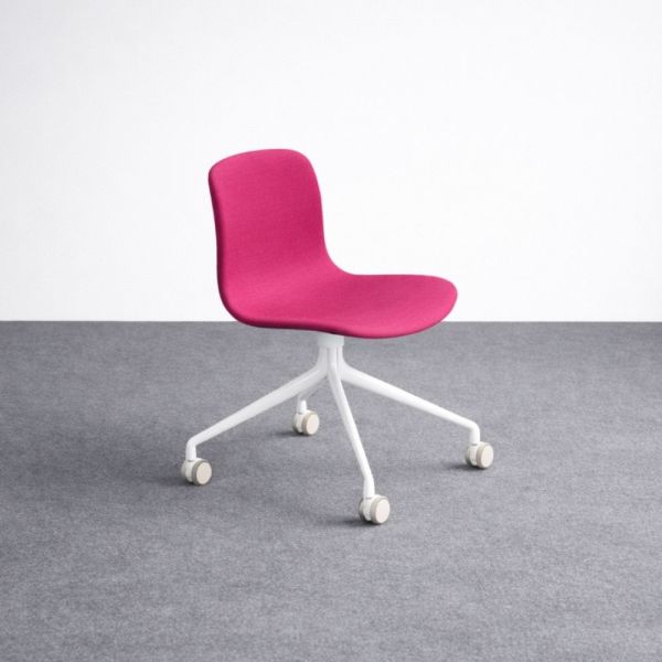 Hay About a chair AAC 15 työtuoli pyörillä – fuksia / valkoinen