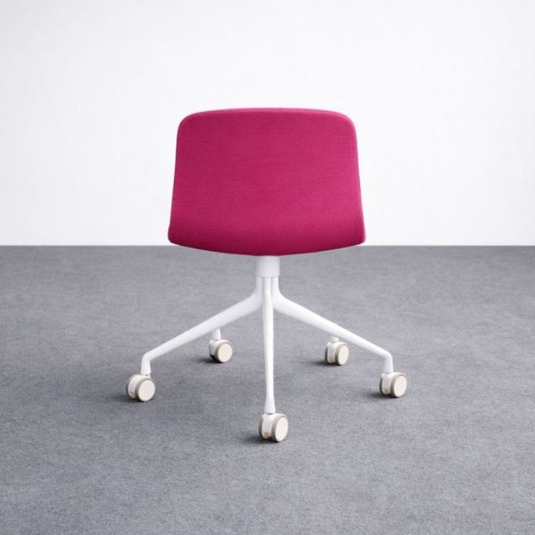 Hay About a chair AAC 15 työtuoli pyörillä – fuksia / valkoinen