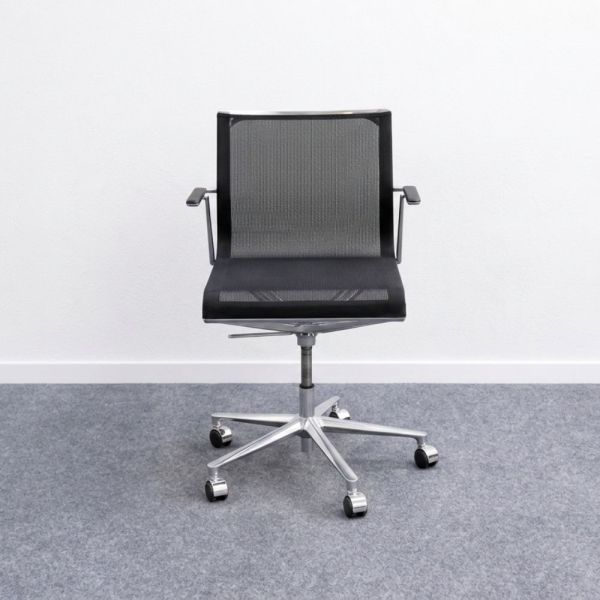 ICF Stick tuoli – musta, pyörällinen