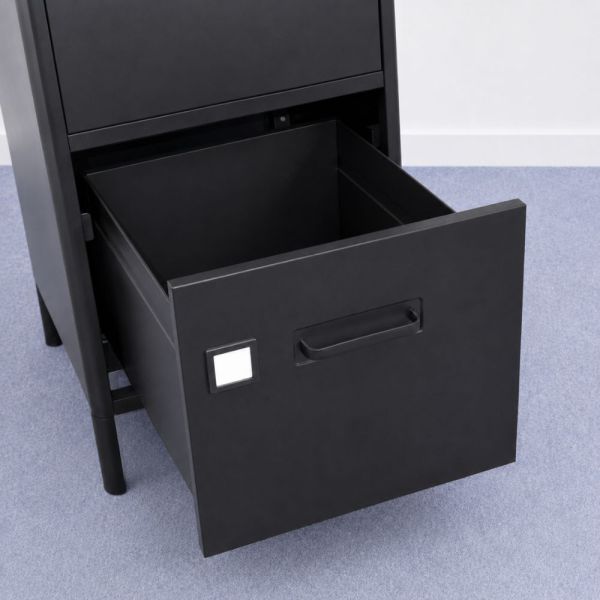 IKEA Idåsen korkea kaappi - tummanharmaa