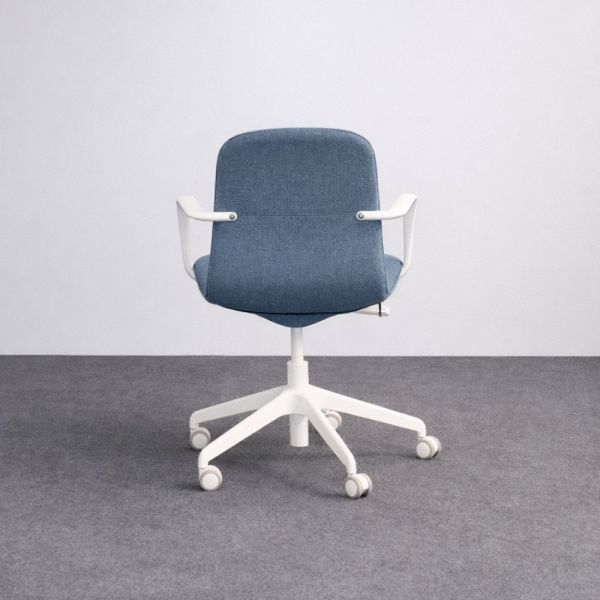 Långfjäll kokoustuoli - tummansiniharmaa/valkoinen