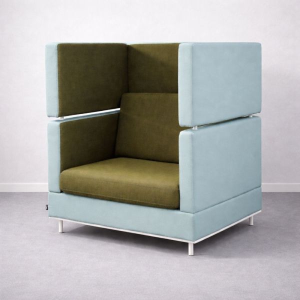 Isku Inkoo Pro -akustiikkatuoli - vihreänharmaa/metsänvihreä