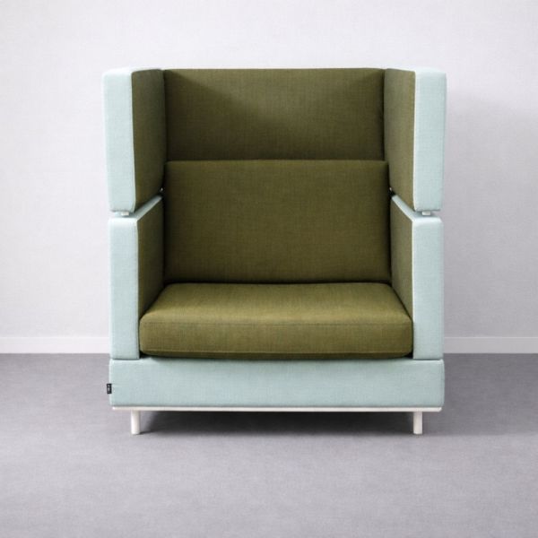 Isku Inkoo Pro -akustiikkatuoli - vihreänharmaa/metsänvihreä