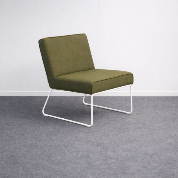 Isku Tere nojatuoli - metsänvihreä/valkoinen