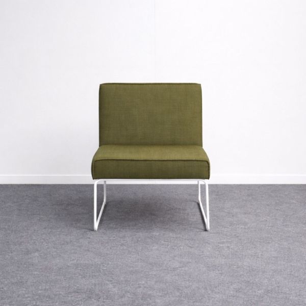 Isku Tere nojatuoli - metsänvihreä/valkoinen