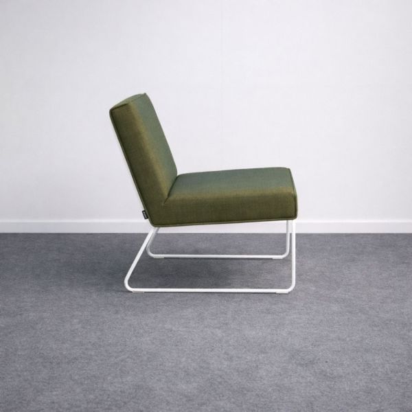 Isku Tere nojatuoli - metsänvihreä/valkoinen