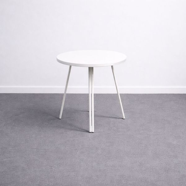 Isku sivupöytä Ø60 cm - valkoinen