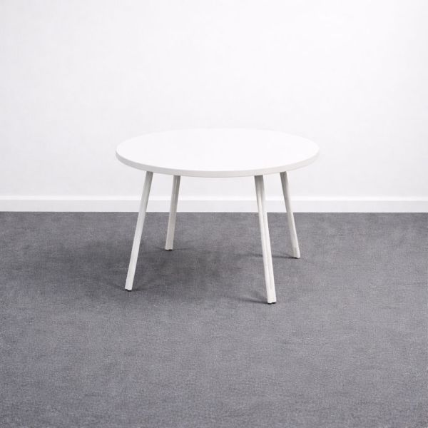 Isku sivupöytä Ø90 cm – valkoinen