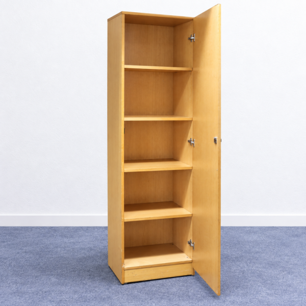Kaappi 59,5x206 cm , hyllyt - puu