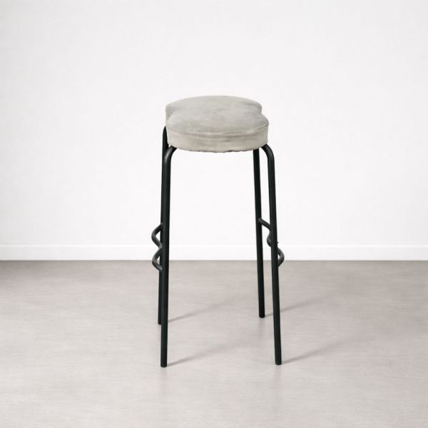 Kinnarps Frisbee -baarijakkara  – harmaa/musta