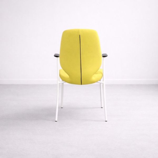 Kinnarps Monroe -tuoli – keltainen/valkoinen