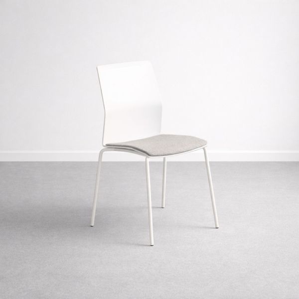 Kinnarps tuoli - vaaleanharmaa/valkoinen