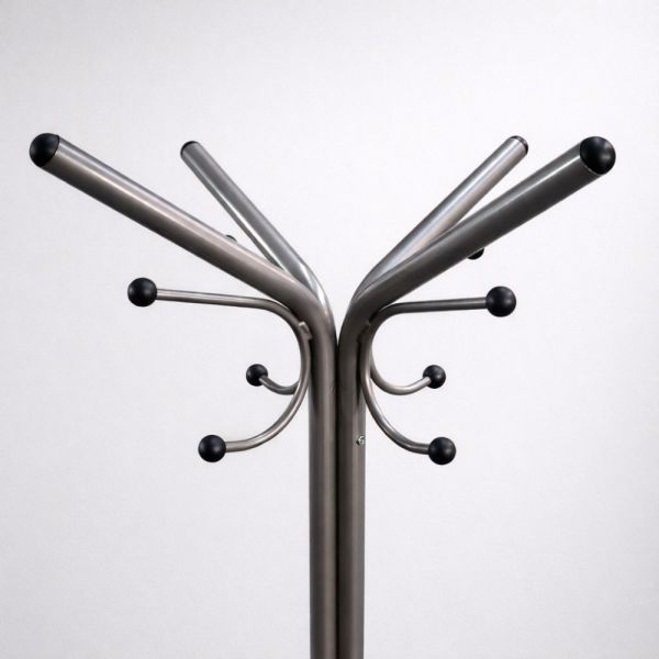 Lattianaulakko 180 cm – harmaa metalli