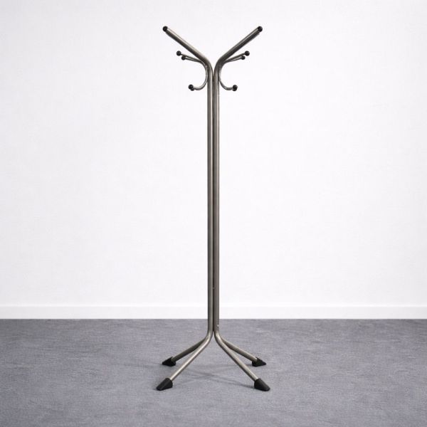 Lattianaulakko 180 cm – harmaa metalli