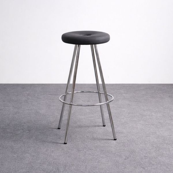 Martela Drop baarijakkara - tummanharmaa/kromi