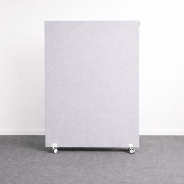 Martela lattiasermi pyörillä, 170 × 120 cm – vaaleanharmaa