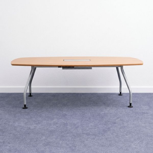 Neuvottelupöytä 220 cm - pyökki/harmaa