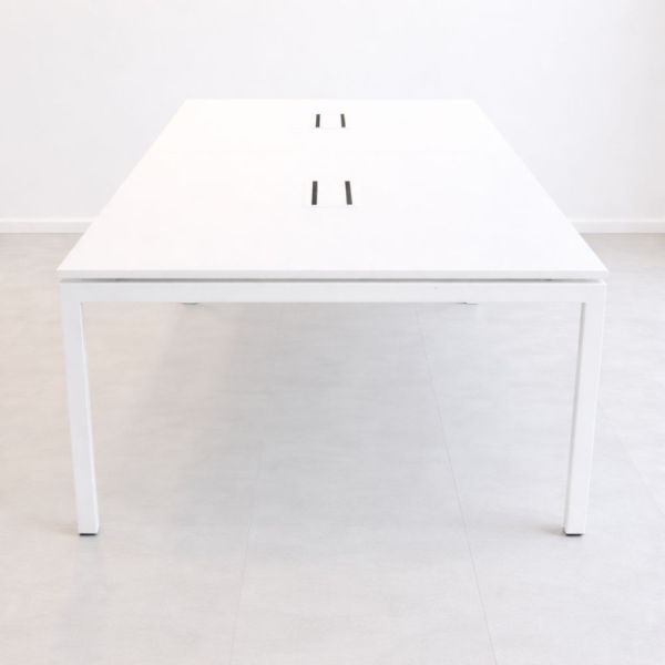 Neuvottelupöytä 240x120 cm – valkoinen