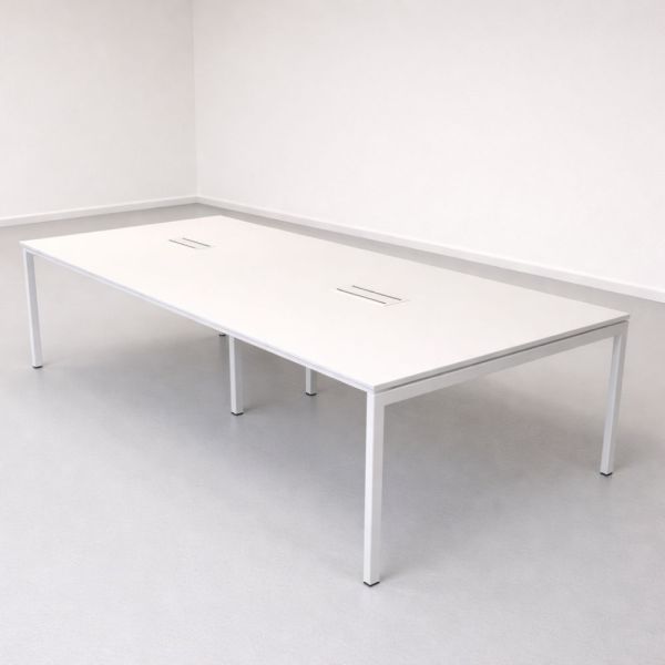 Neuvottelupöytä 280x140 cm – valkoinen