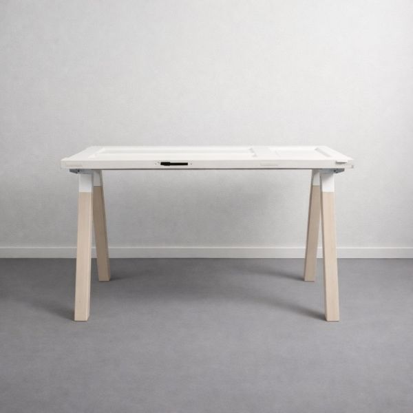 Neuvottelupöytä 154,5 × 84,5 cm – Vanhanajan ovi & Martela-jalat