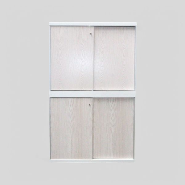 Martela Big -liukuovikaapisto 165x100x43 cm - vaalea puu