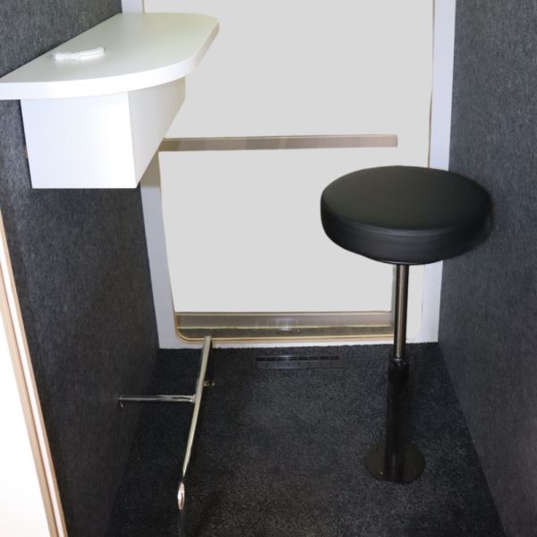 Booth4One -puhelinkoppi - valkoinen/harmaa