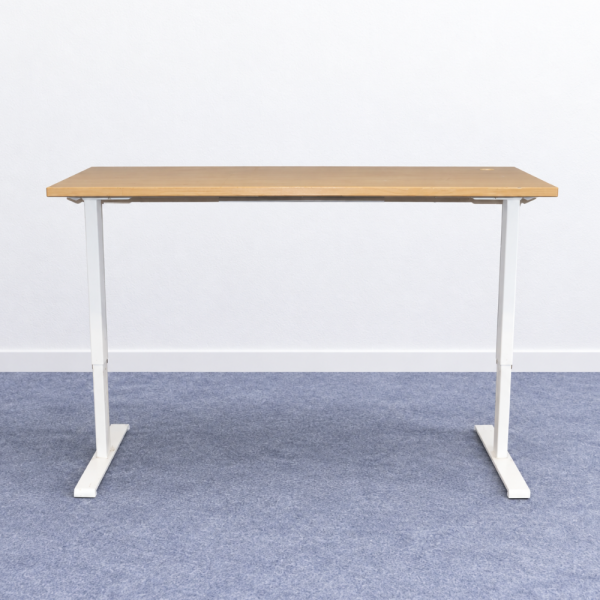Pystypöytä 155x60cm -puu/valkoinen