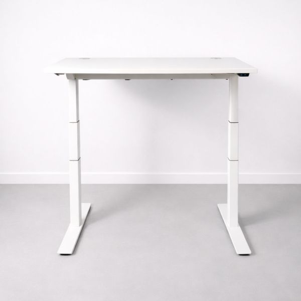 Sähköpöytä 120x80 cm - valkoinen