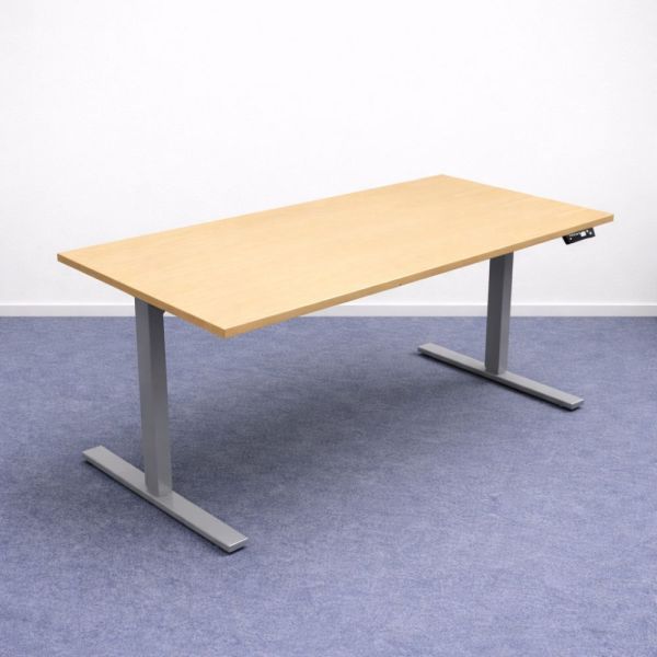 Sähköpöytä 160x80 – puunvärinen sähköpöytä muistipaikoilla