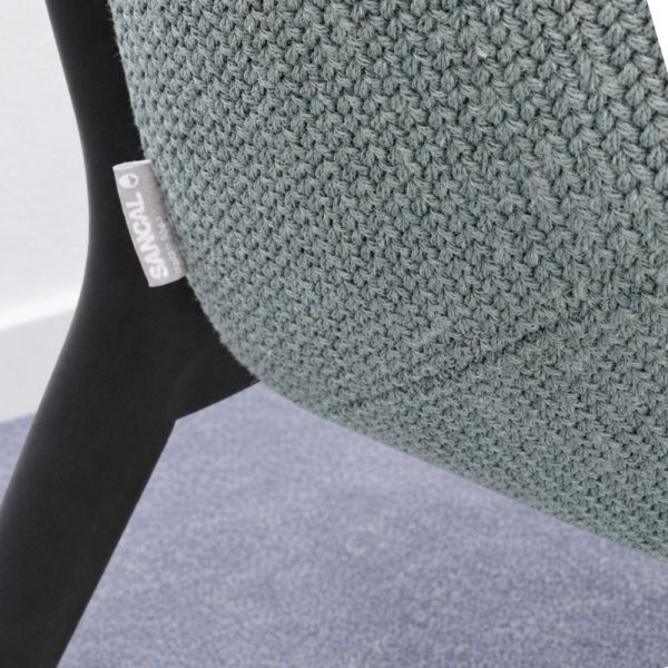 Sancal Nido -nojatuoli - vaaleanharmaa/vaaleanvihreä