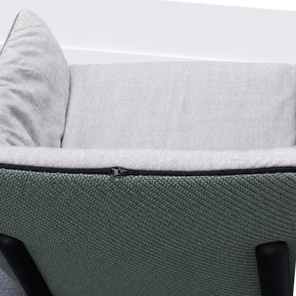 Sancal Nido -nojatuoli - vaaleanharmaa/vaaleanvihreä