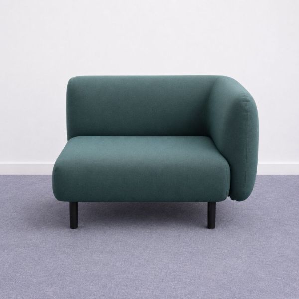 Softline Elle -moduulisohvan kulmamoduuli - vihreä