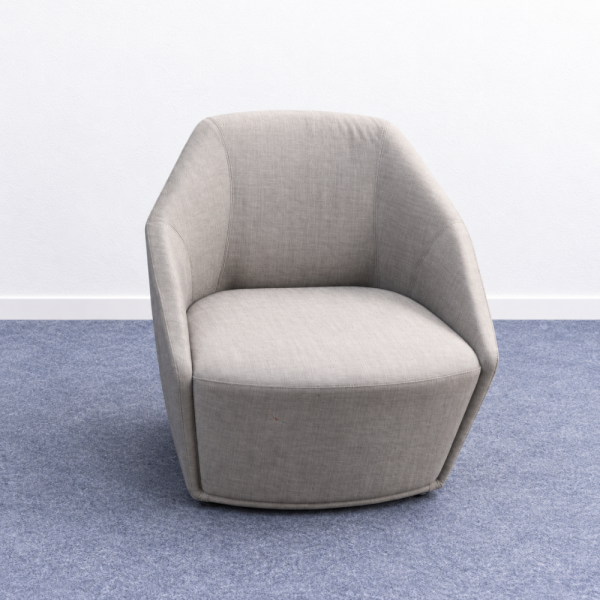 Tacchini Misura -nojatuoli - harmaa