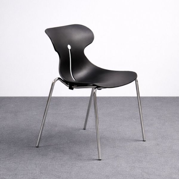 Brado Mariquita Front MARI tuoli – musta/kromi