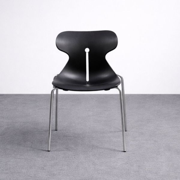 Brado Mariquita Front MARI tuoli – musta/kromi