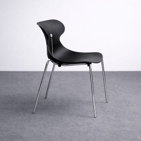 Brado Mariquita Front MARI tuoli – musta/kromi