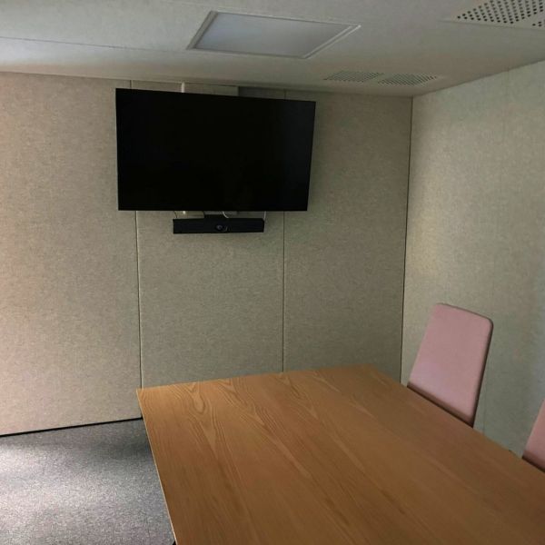 Vetrospace XXL äänieristetty työtila - musta/vaaleanharmaa