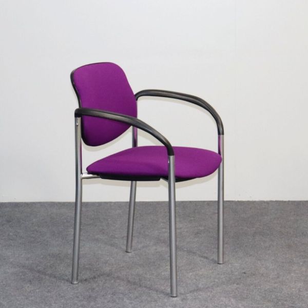 Asiakastuoli - violetti/musta