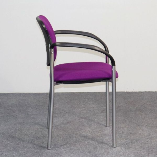 Asiakastuoli - violetti/musta