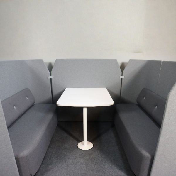 Kinnarps sohvaryhmä - harmaa/valkoinen