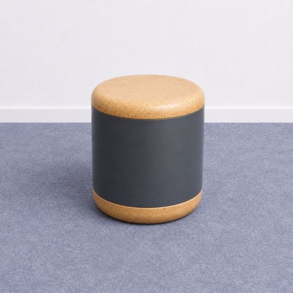 Rahi säilytystilalla 40 cm - korkki/harmaa